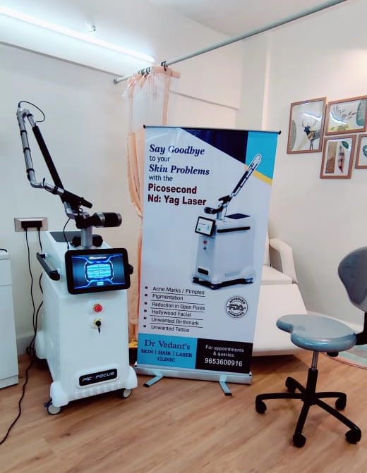 Pico NdYag Laser - Dr Vedant Ghuse's Skin clinic in Chembur
